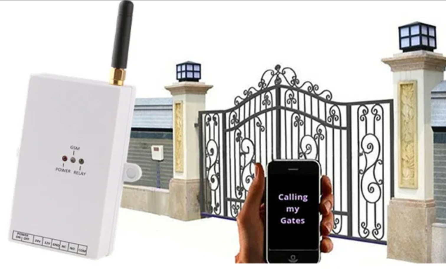 Управление воротами с телефона. ЖСМ модуль для ворот. Пульт GSM для ворот c75581. GSM модуль для откатных ворот. GSM модуль для ворот и шлагбаумов.